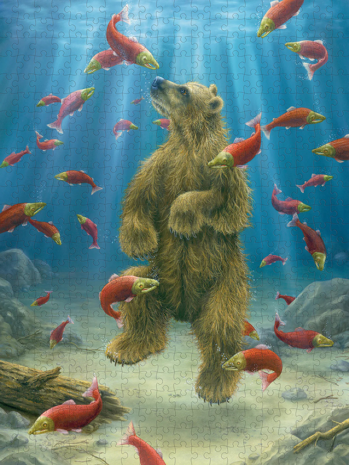 Pomegranate, Robert Bissell: The Swimmer 500-piece Jigsaw Puzzle