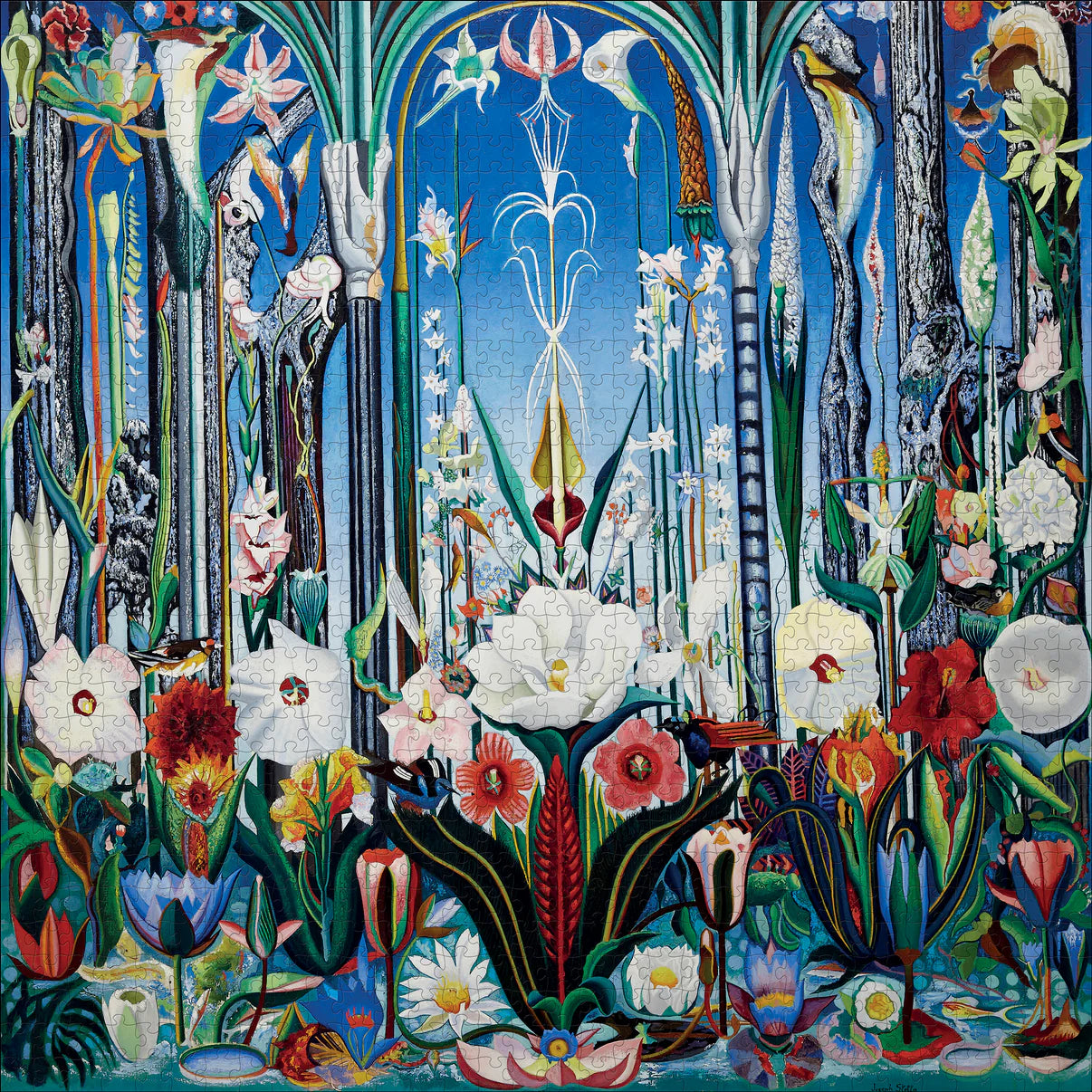 Pomegranate, Joseph Stella: Flowers, Italy 1000-piece Jigsaw Puzzle