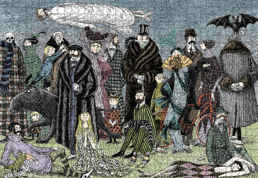Pomegranate, Edward Gorey 1000-piece Jigsaw Puzzle