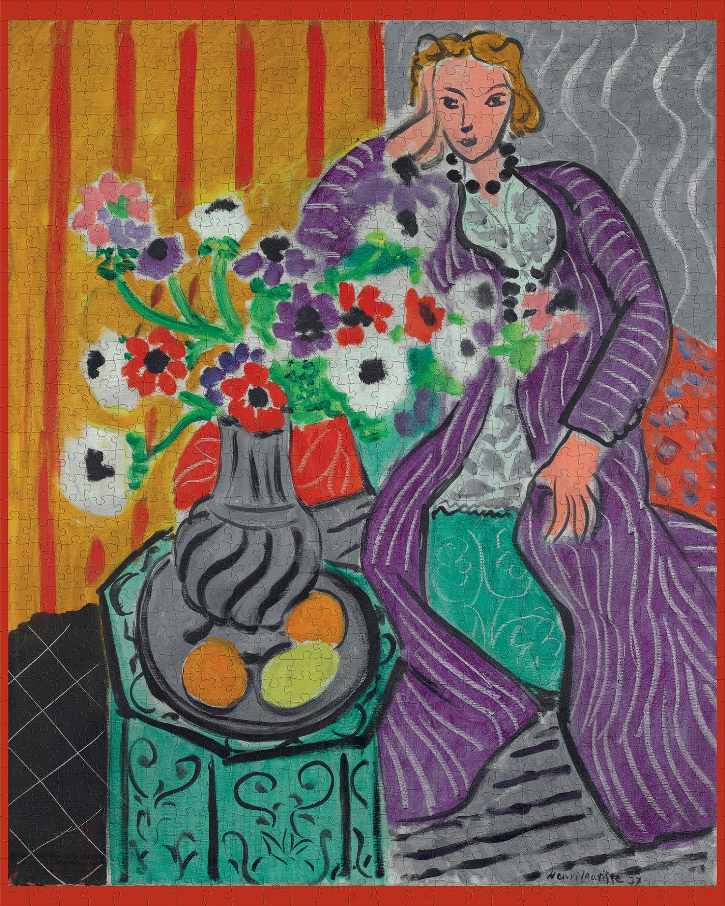 Pomegranate, Henri Matisse: Purple Robe and Anemones 1000-piece Jigsaw Puzzle