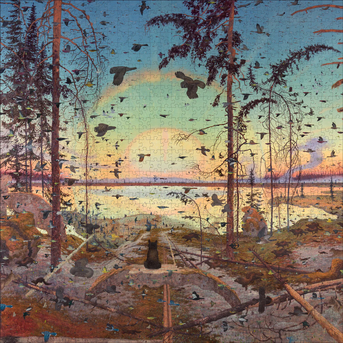 Pomegranate, Tom Uttech: Enassamishhinjijweian 1000-piece Jigsaw Puzzle