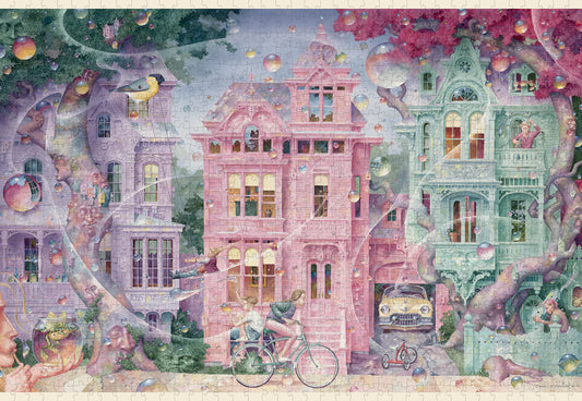 Pomegranate, Daniel Merriam: Bubble Street 1000-Piece Jigsaw Puzzle