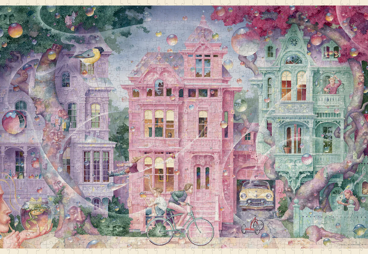 Pomegranate, Daniel Merriam: Bubble Street 1000-Piece Jigsaw Puzzle