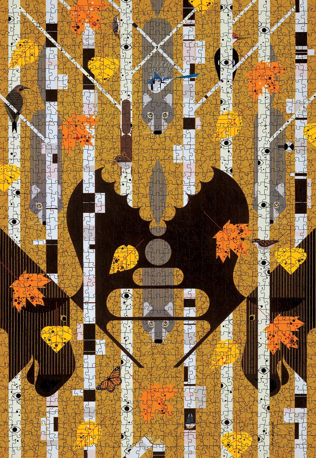 Pomegranate, Charley Harper: Isle Royale 1000-Piece Jigsaw Puzzle