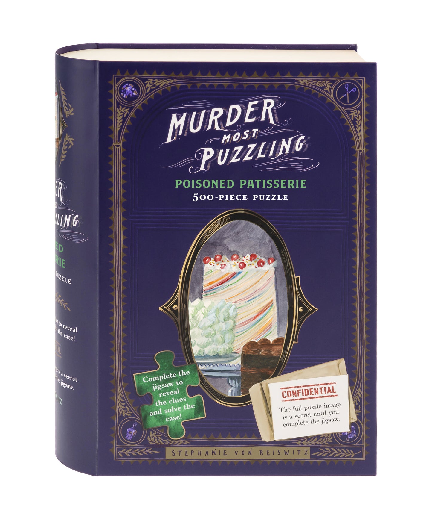 CHRONICLE BOOKS Murder Most Puzzling Poisoned Patisserie 500-Piece Puzzle