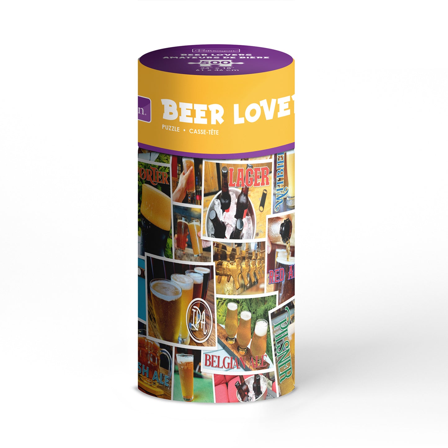 Beer Lovers 500-Piece Tube Puzzle