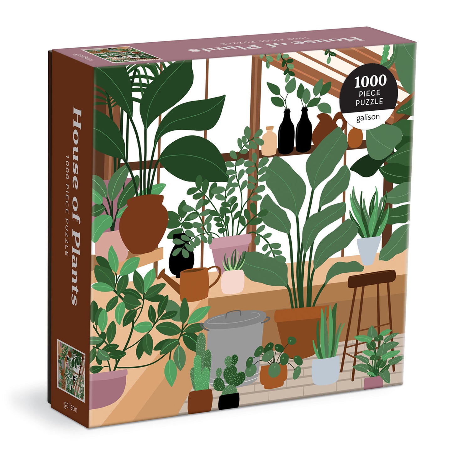 GALISON House of Plants 1000 Piece Puzzle in Square Box