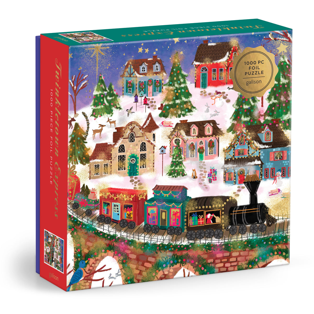 GALISON Joy Laforme Twinkletown Express 1000 Piece Foil Puzzle