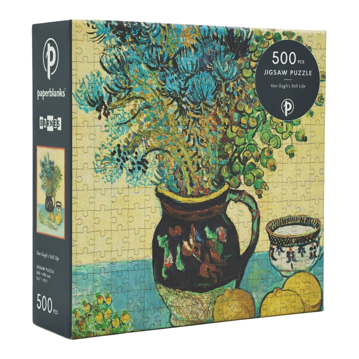 PAPERBLANKS Van Gogh's Still Life 500 Piece Jigsaw Puzzle, The Barnes Collection (Van Gogh's Still Life)