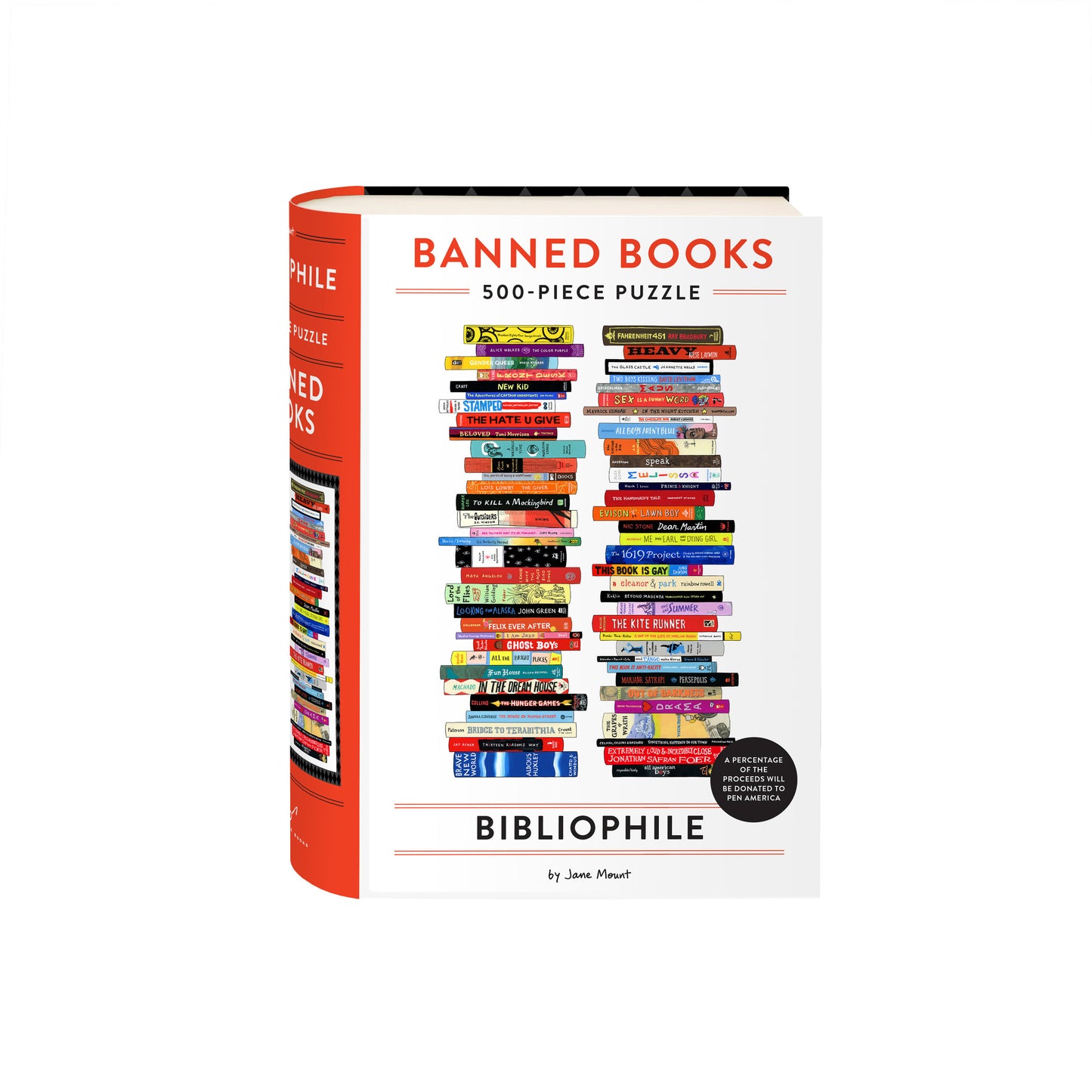 CHRONICLE BOOKS Bibliophile Banned Books 500-Piece Puzzle
