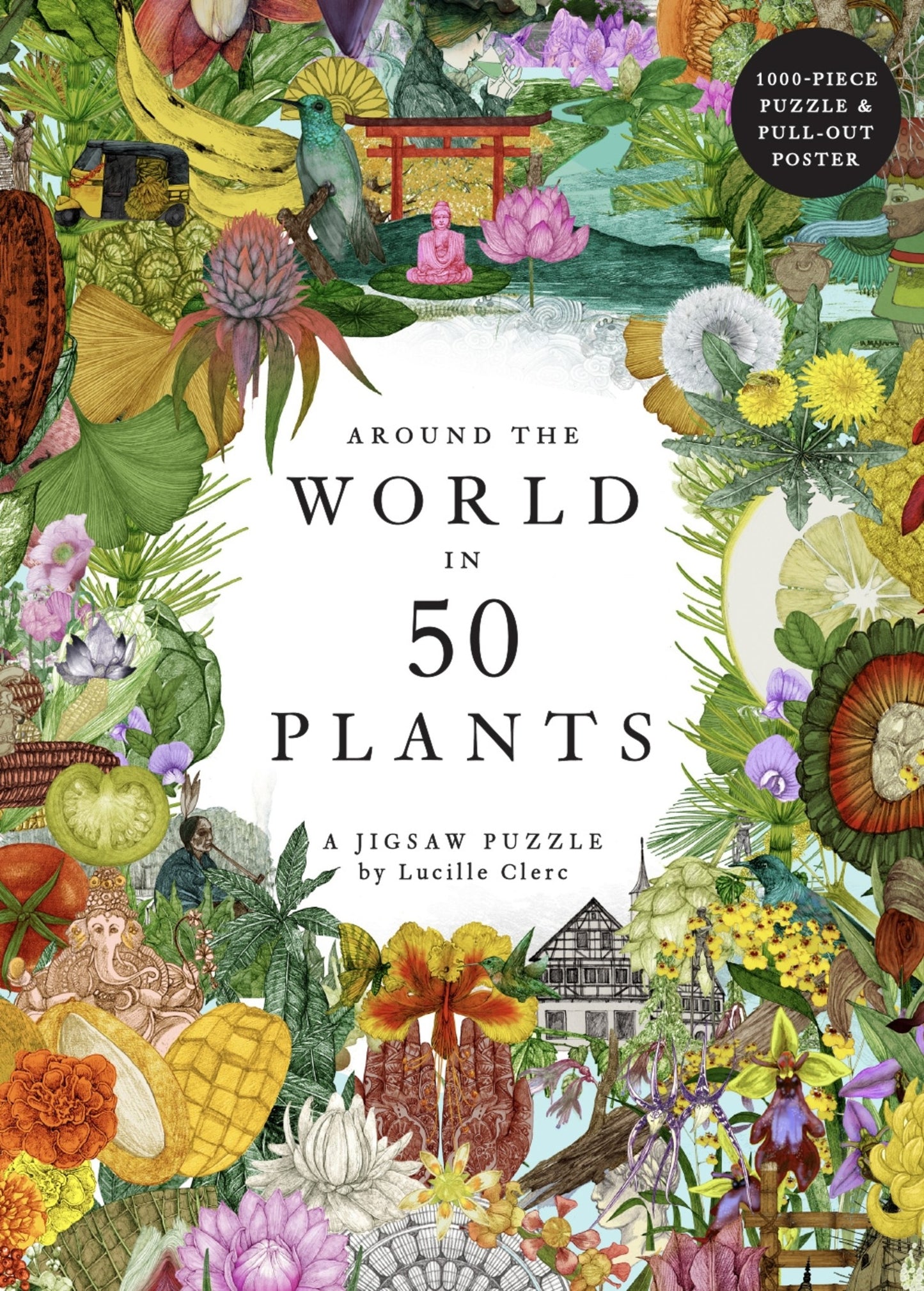 LAURENCE KING Around the World in 50 Plants 1000 Piece Puzzle