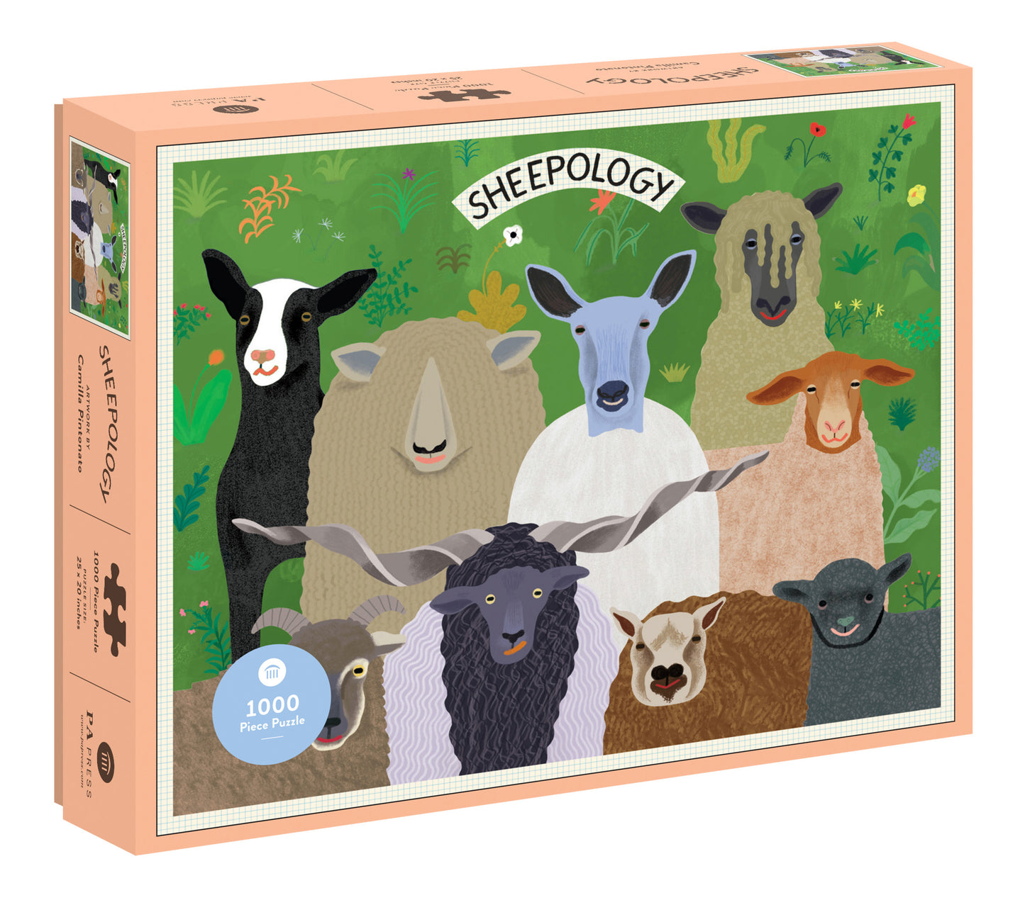 CHRONICLE BOOKS Sheepology 1000-Piece Puzzle