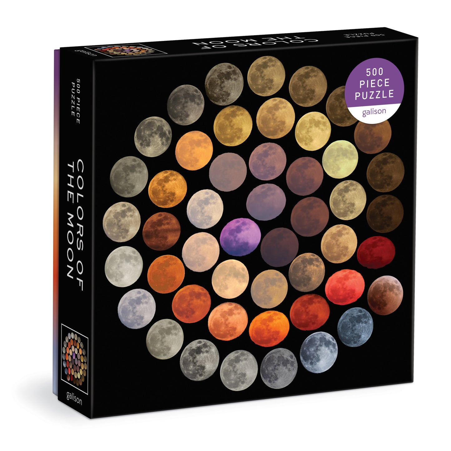 GALISON Colors of the Moon 500 Piece Puzzle