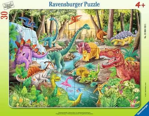 RAVENSBURGER Dinosaur Roar 30 pc Frame Puzzle