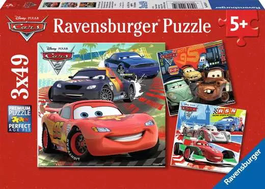 RAVENSBURGER Disney / Pixar Cars - Worldwide Racing Fun 3x49 pc Puzzle