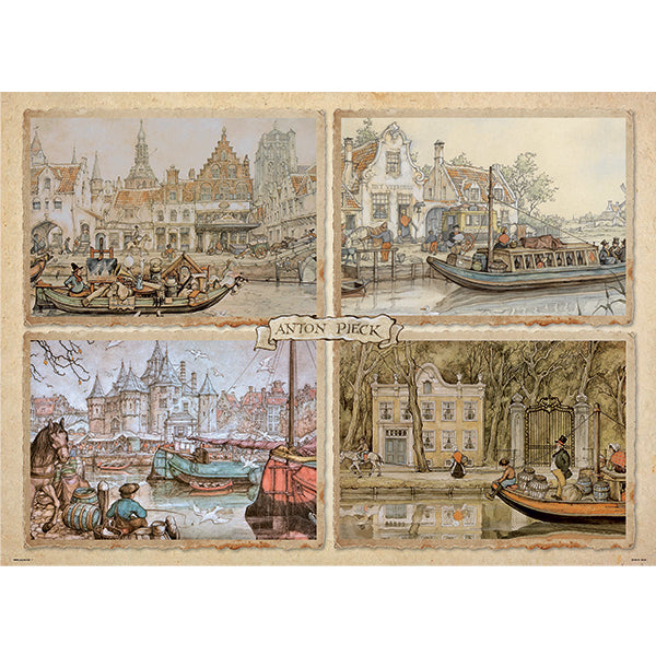 JUMBO Canal Boats - Anton Pieck 1000pcs
