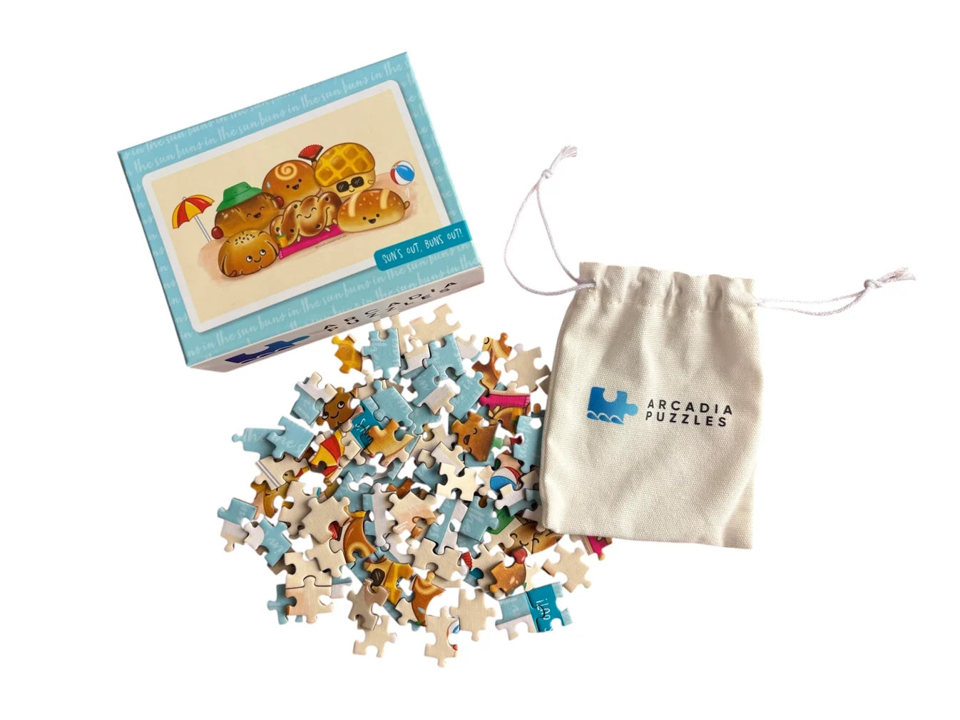 ARCADIA PUZZLES, Buns under the Sun, 99 pieces