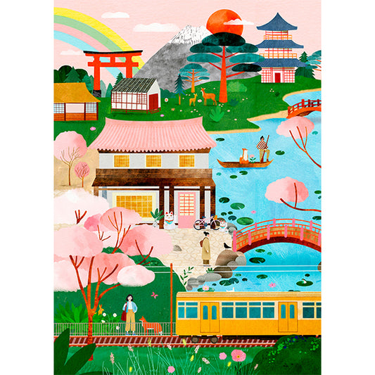HOLIYAY 1000pc, Japanese Daydream, Laura Lhuillier