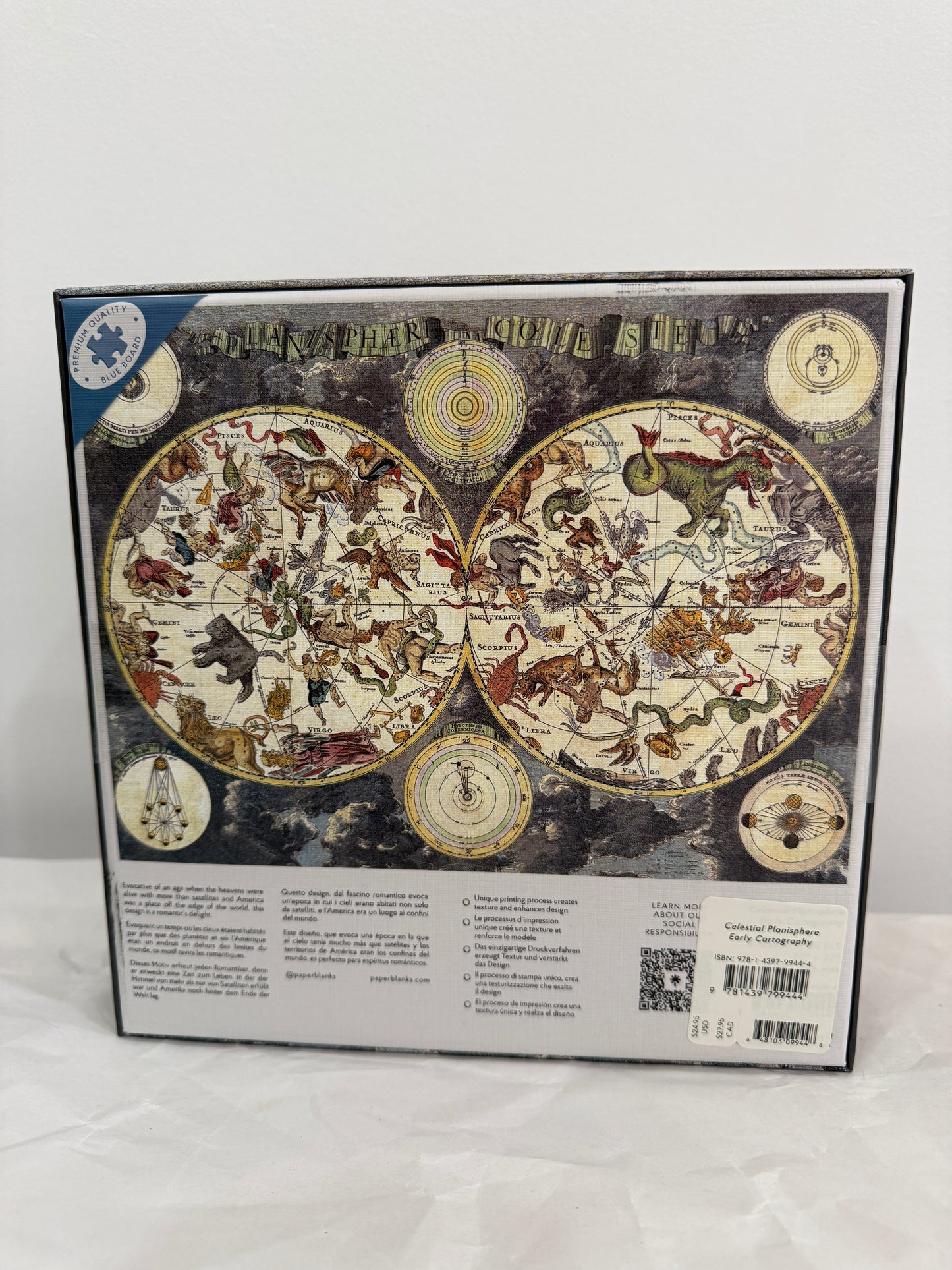 PAPERBLANKS Celestial Planisphere 1000 Piece Jigsaw Puzzle (Early Cartography)