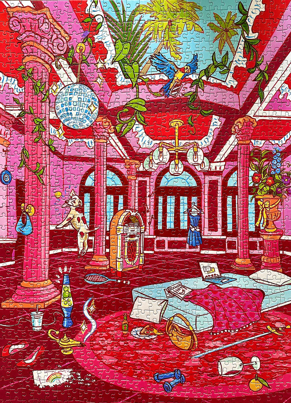 MANGO PUZZLES Baroque Girl | 1000-piece Puzzle for Adults | Artwork by Jules Monson