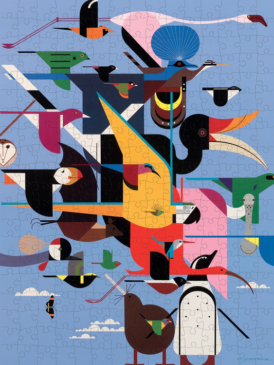 Pomegranate, Charley Harper: Wings of the World 300-piece Jigsaw Puzzle