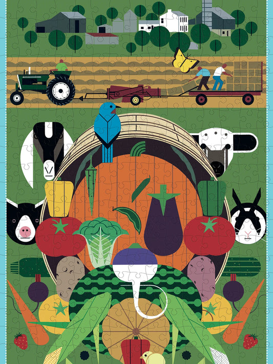Pomegranate, Charley Harper: Gorman Heritage Farm 300-Piece Jigsaw Puzzle