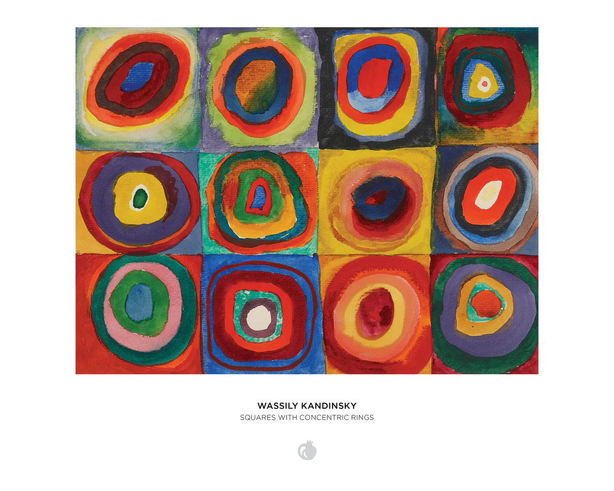 Pomegranate, Wassily Kandinsky: Squares with Concentric Rings 500-Piece Jigsaw Puzzle