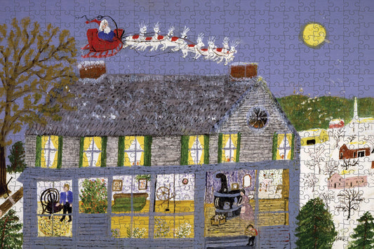 Pomegranate, Grandma Moses: Santa Claus II 500-Piece Puzzle