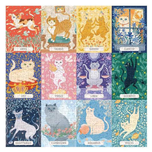 GALISON Cat Zodiac 500 Piece Puzzle