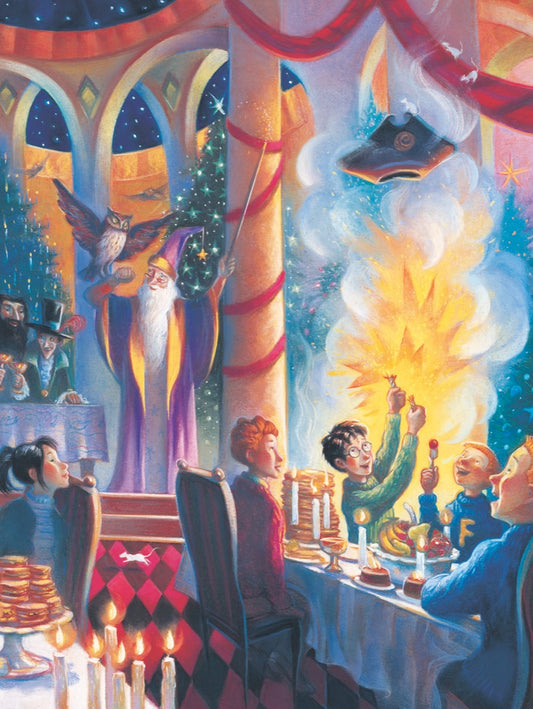 NEW YORK PUZZLE COMPANY, Christmas at Hogwarts, 1000 pcs