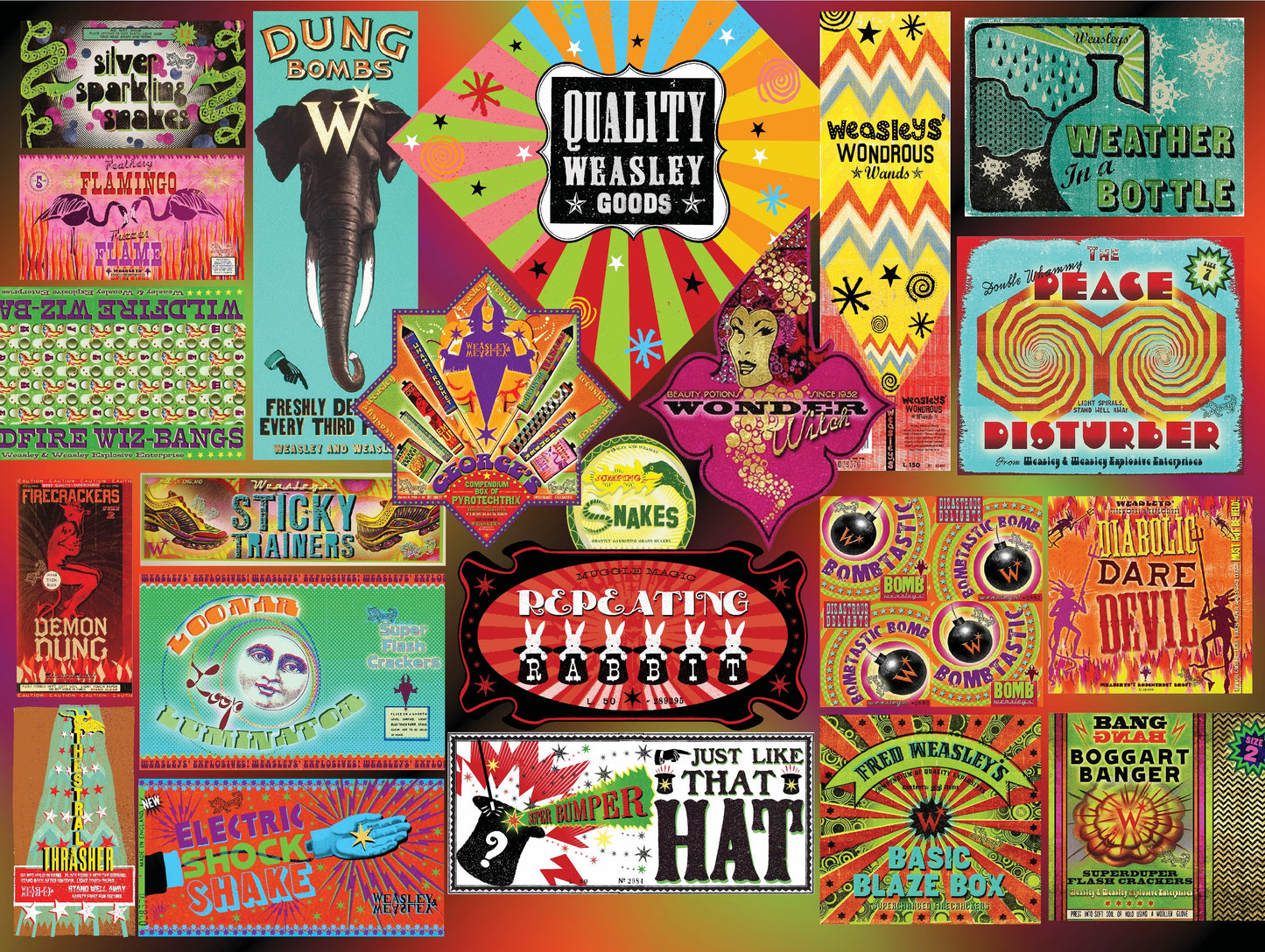NEW YORK PUZZLE COMPANY, Weasleys' Wizard Wheezes, 1000 pcs