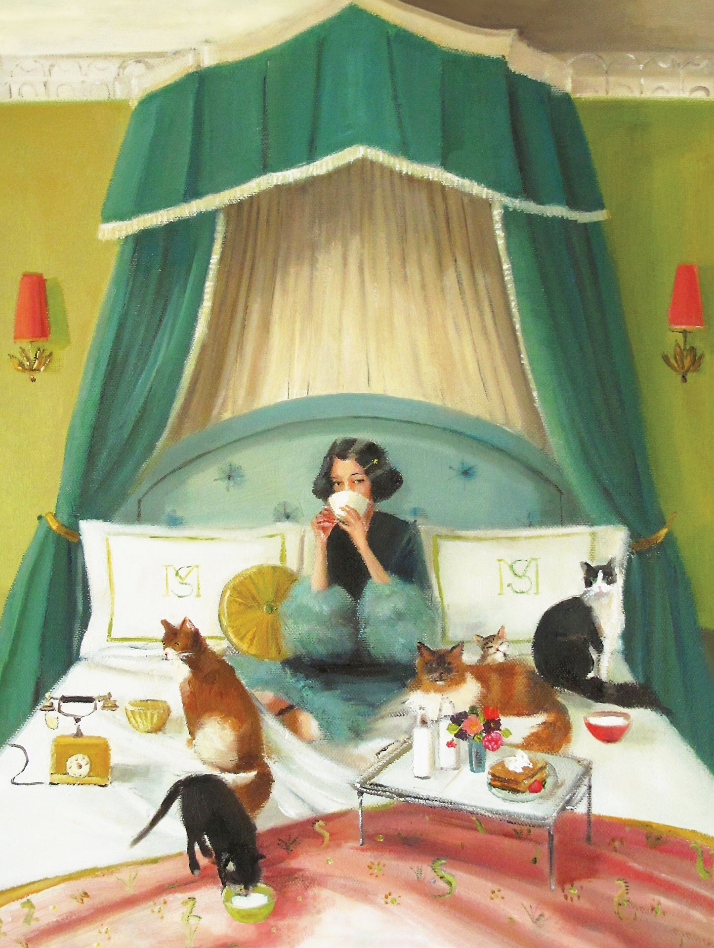 NEW YORK PUZZLE COMPANY, Breakfast in Bed, 500 pcs