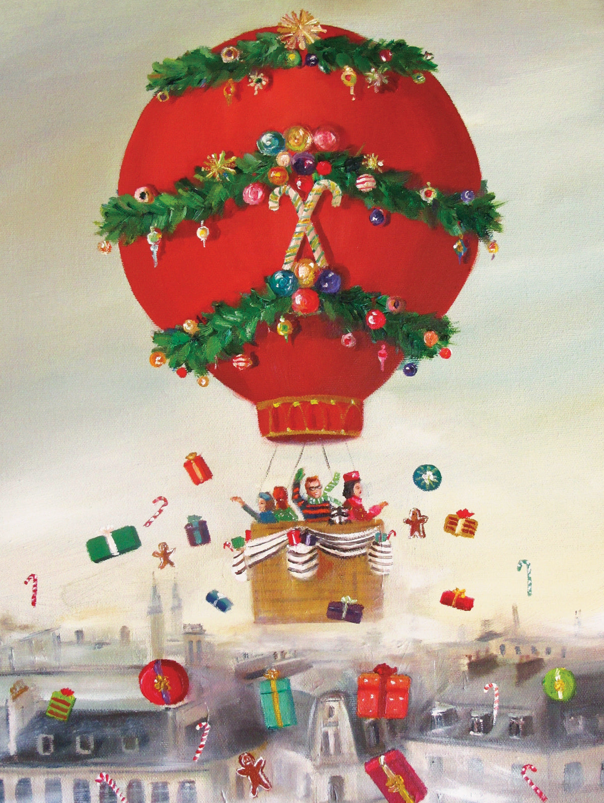 NEW YORK PUZZLE COMPANY, Christmas Balloon Ride, 500 pcs