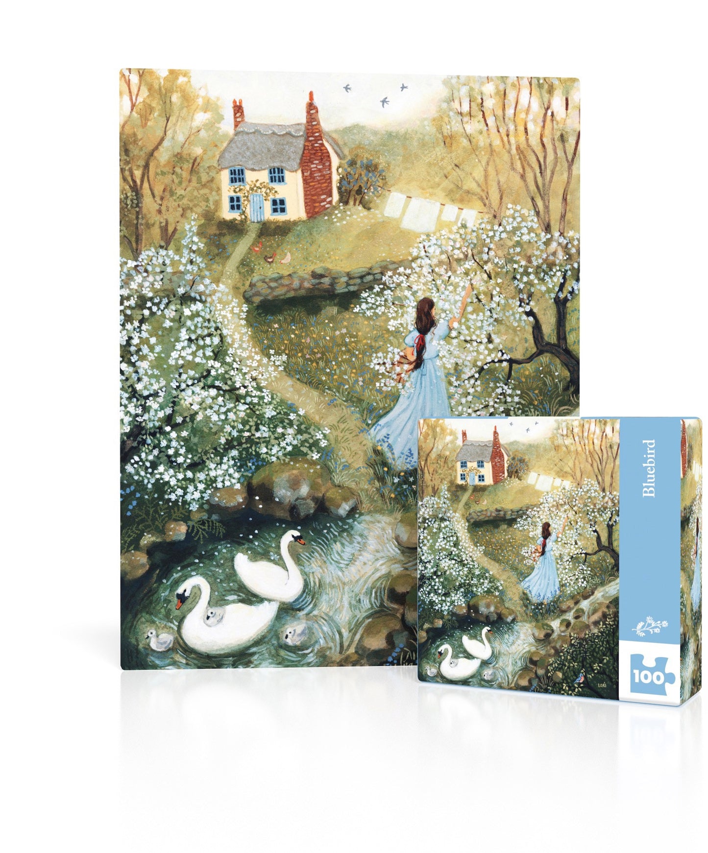 NEW YORK PUZZLE COMPANY, Bluebird Mini, 100 pcs