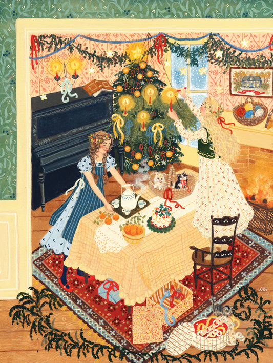 NEW YORK PUZZLE COMPANY, Christmas at Orchard House, 1500 pcs