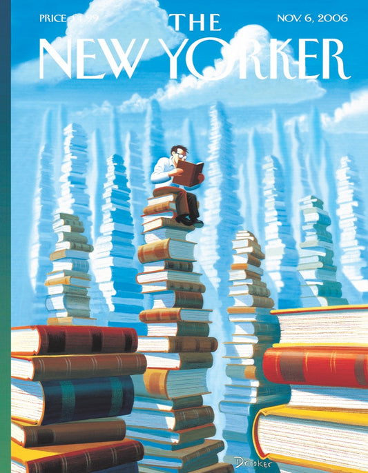 NEW YORK PUZZLE COMPANY, THE NEW YORKER, Bookopolis Mini 100 pcs (NOV 6,2006)