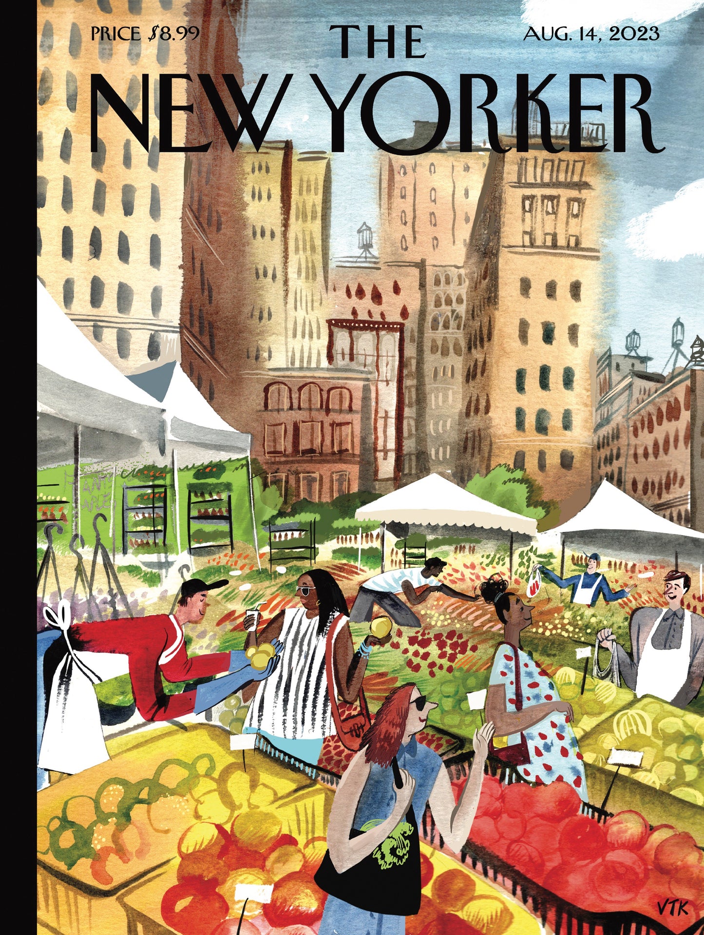 NEW YORK PUZZLE COMPANY, THE NEW YORKER, Peak Season, 1000 pcs