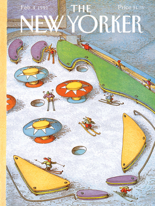NEW YORK PUZZLE COMPANY, THE NEW YORKER, Pinball Piste, 500 pcs