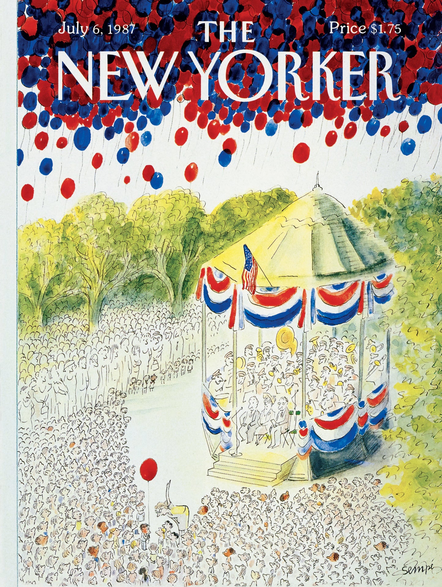 NEW YORK PUZZLE COMPANY, THE NEW YORKER, Let it Go! 500 PCS (July 6, 1987)