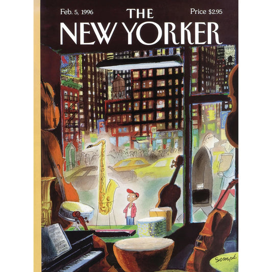 NEW YORK PUZZLE COMPANY, THE NEW YORKER, One Day... 1000 pcs (Feb 5,1996)