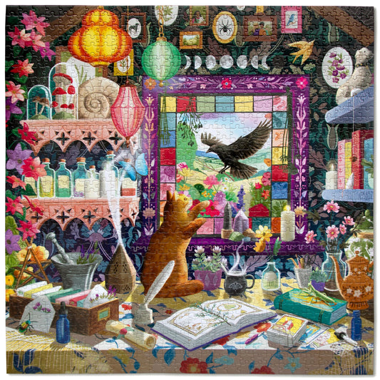eeBoo Sorcerer's Workshop 1000 Piece Puzzle