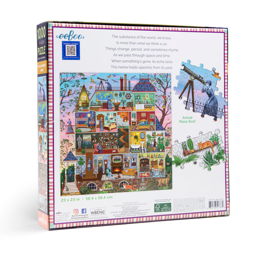 eeBoo The Alchemist's Home 1000 Piece Puzzle