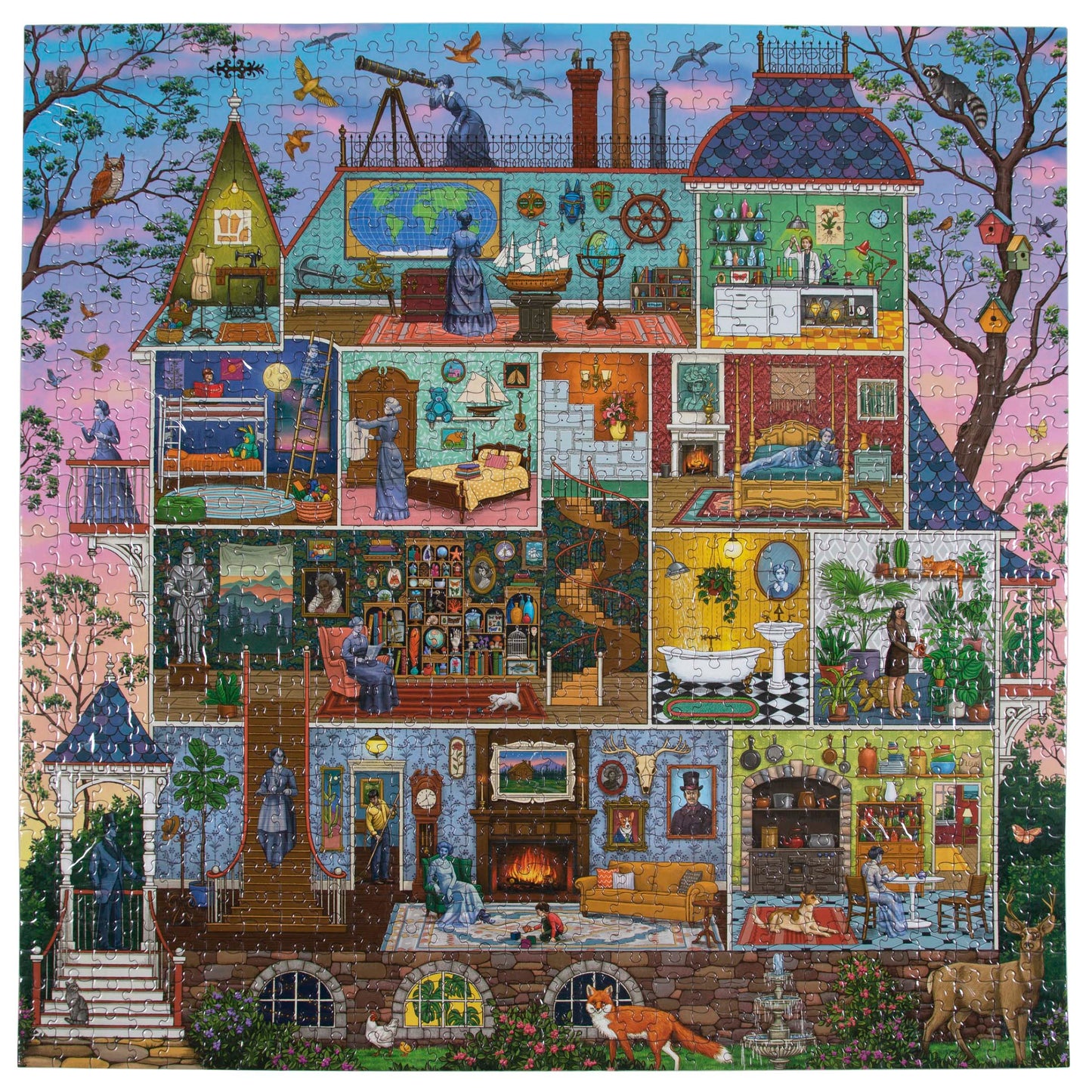 eeBoo The Alchemist's Home 1000 Piece Puzzle