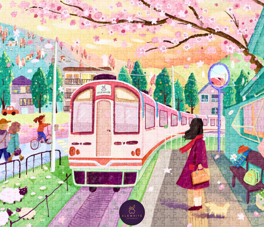 ELEWHITE, SPRING IN JAPAN, 1000 PCS