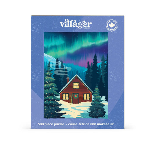 VILLAGER, Northern Cabin | 500-Piece Puzzle for Adults | Designed in Canada by Diana Pinnell
