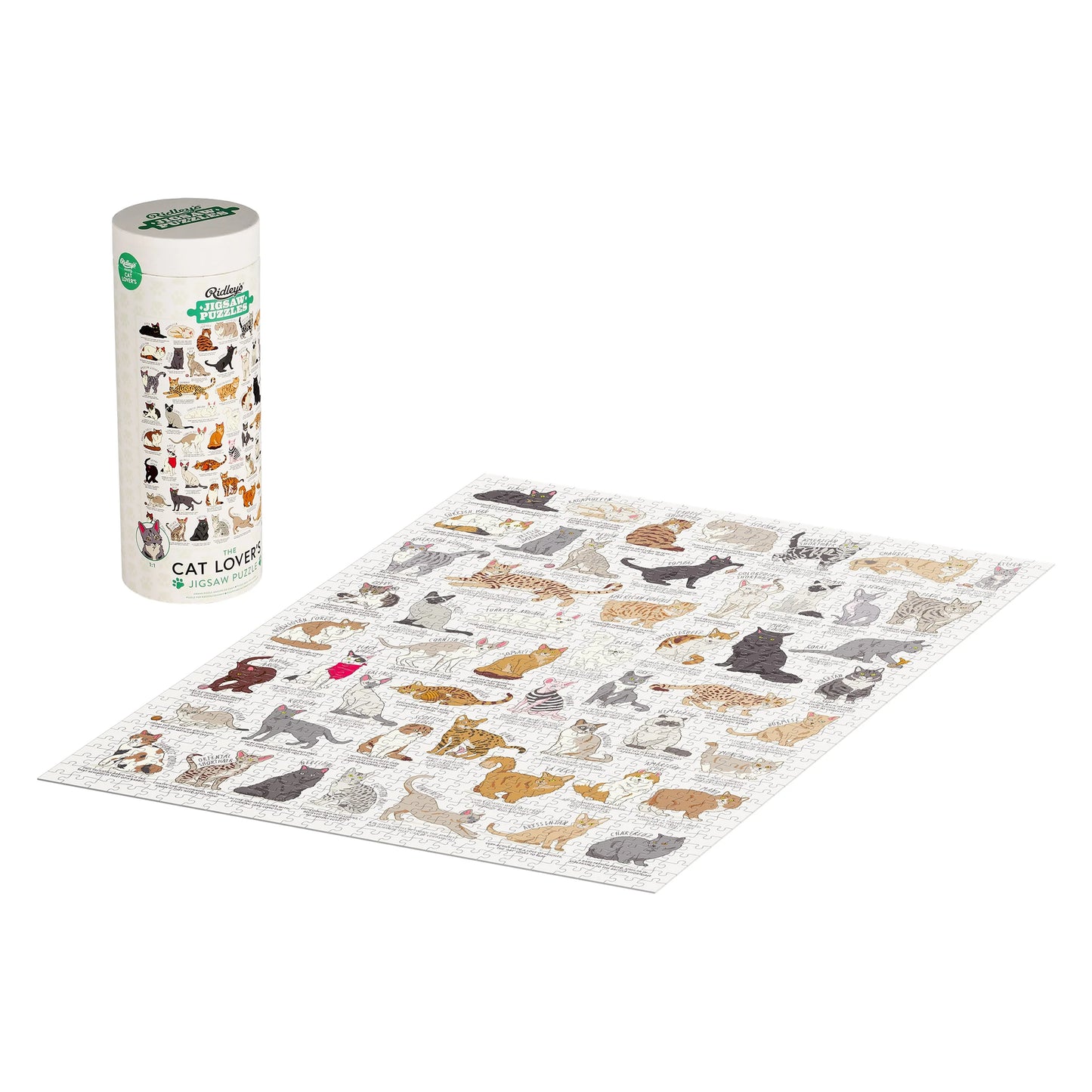 RIDLEY'S Cat Lover's 1000 Piece Jigsaw Puzzle