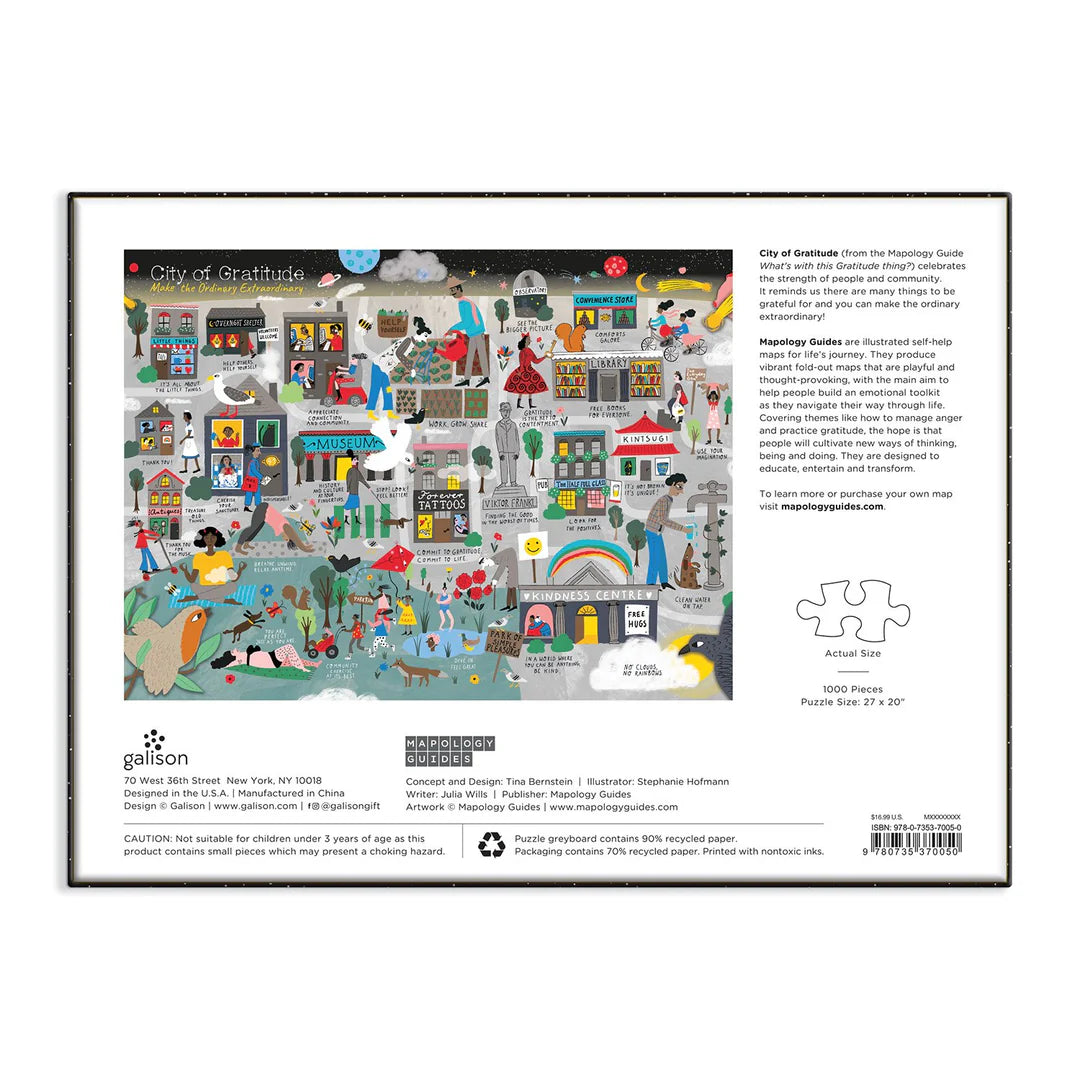 GALISON City of Gratitude 1000 Piece Puzzle