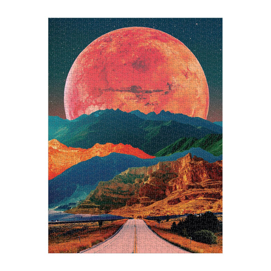 GALISON Cosmic Highway 1000 Piece Puzzle in a Square Box