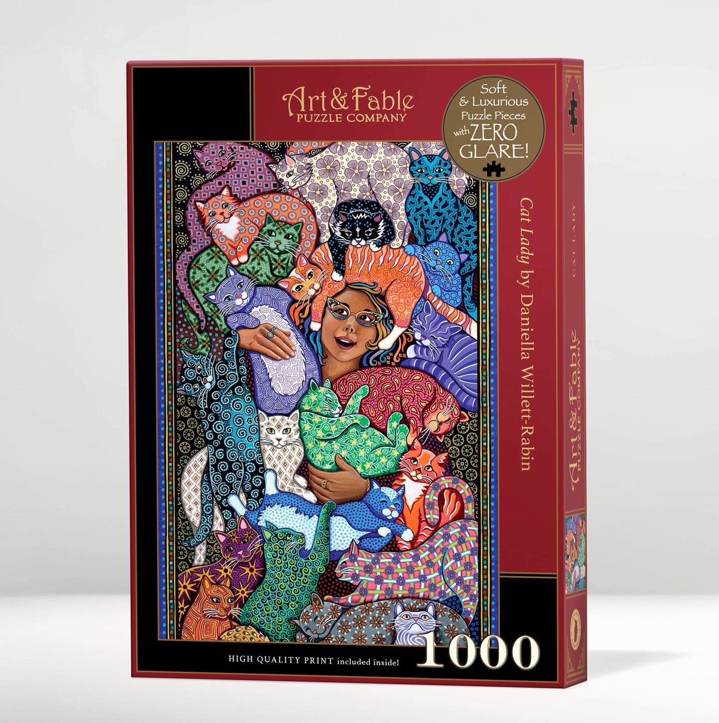 ART & FABLE Cat Lady 1000 PCS