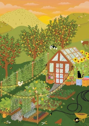 VILLAGER Hobby Farm | 500-Piece Puzzle | Designed in